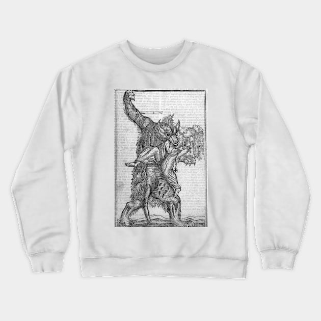 Rougarou, Loupgarou, Werewolf Crewneck Sweatshirt by LouisianaDread